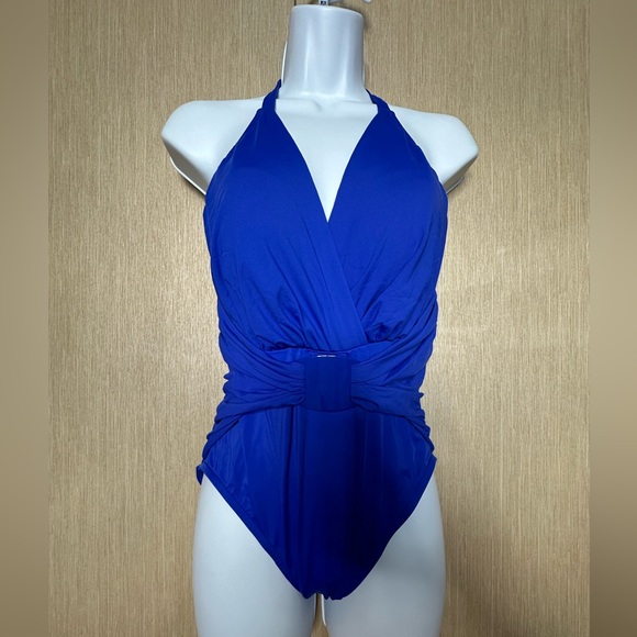 NWT MAGICSUIT One Piece Swimsuit Solid Angelina Cobalt Blue - Picture 5 of 10